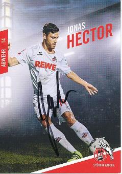 Jonas Hector  FC Köln  Fußball Autogrammkarte  original signiert 