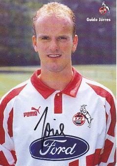 Guido Jörres  1994/95   FC Köln  Fußball Autogrammkarte  original signiert 