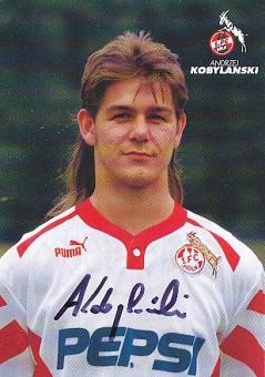 Andrzej Kobylanski   FC Köln  Fußball Autogrammkarte  original signiert 