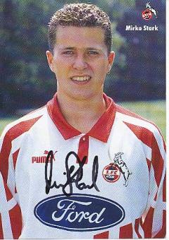 Mirko Stark  1994/95   FC Köln  Fußball Autogrammkarte  original signiert 