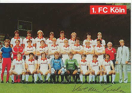 Karl Heinz Thielen   FC Köln  Fußball Autogrammkarte  original signiert 
