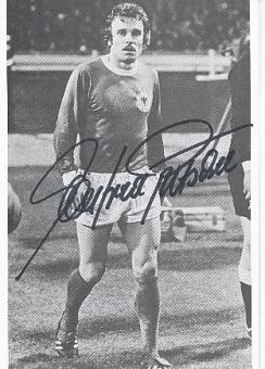 Manfred Ritschel  DFB  Fußball Autogrammkarte original signiert 
