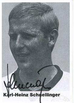 Karl Heinz Schnellinger  DFB  Fußball Autogrammkarte original signiert 