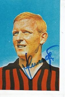 Karl Heinz Schnellinger  AC Mailand  Fußball Autogramm Foto original signiert 