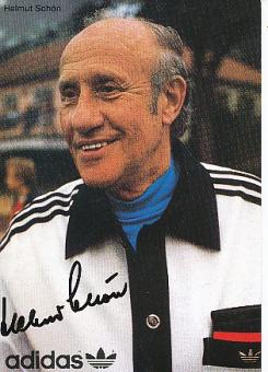 Helmut Schön † 1996 DFB Weltmeister WM 1974  Fußball Autogrammkarte original signiert 