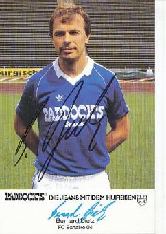Bernard Dietz  FC Schalke 04  Fußball Autogrammkarte original signiert 