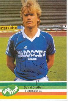 Bernd Dierßen  FC Schalke 04  Fußball Autogrammkarte original signiert 