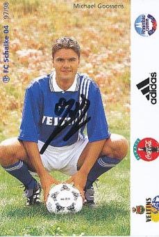 Michael Goossens  1997/98   FC Schalke 04  Fußball Autogrammkarte original signiert 