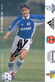 Michael Goossens  1998/99   FC Schalke 04  Fußball Autogrammkarte original signiert 