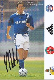 Marco van Hoogdalem  1997/98   FC Schalke 04  Fußball Autogrammkarte original signiert 