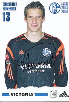 Christofer Heimeroth   2005/2006  FC Schalke 04  Fußball Autogrammkarte original signiert 