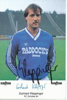 Gerhard Kleppinger   FC Schalke 04  Fußball Autogrammkarte original signiert 