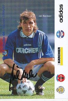 Jiri Nemec  1996/97   FC Schalke 04  Fußball Autogrammkarte original signiert 