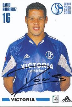 Dario Rodriguez  2005/2006   FC Schalke 04  Fußball Autogrammkarte original signiert 