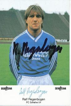 Ralf Regenbogen   FC Schalke 04  Fußball Autogrammkarte original signiert 