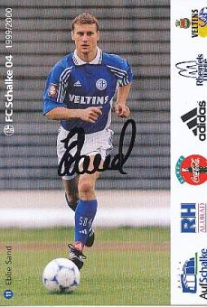 Ebbe Sand   1999/2000   FC Schalke 04  Fußball Autogrammkarte original signiert 