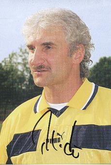 Rudi Völler  Puma   Fußball Autogrammkarte original signiert 