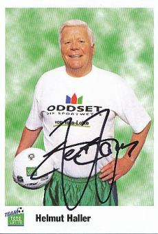 Helmut Haller † 2012 Oddset Toto Lotto  Fußball Autogrammkarte original signiert 