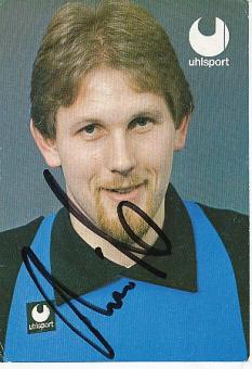 Wolfgang Kneib  Uhlsport  Fußball Autogrammkarte original signiert 