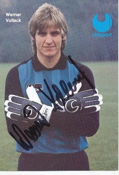 Werner Vollack  Uhlsport  Fußball Autogrammkarte original signiert 
