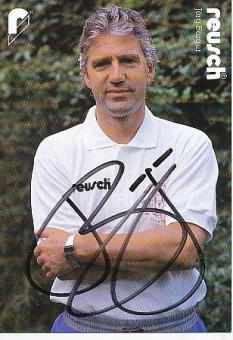 Jörg Berger † 2010   Reusch  Fußball Autogrammkarte  original signiert 