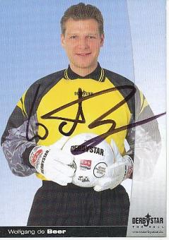 Wolfgang de Beer  Fußball Autogrammkarte  original signiert 