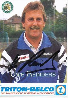 Uwe Reinders    Fußball Autogrammkarte  original signiert 