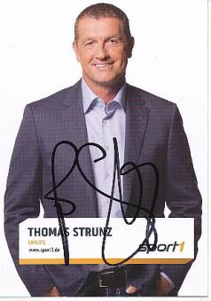 Thomas Strunz  Sport 1   Fußball Autogrammkarte  original signiert 