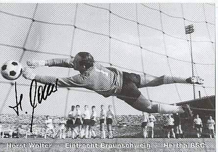 Horst Wolter   Fußball Autogrammkarte  original signiert 