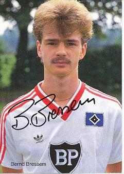 Bernd Bressem   Hamburger SV  Fußball  Autogrammkarte original signiert 