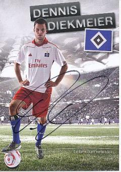 Dennis Diekmeier  Hamburger SV  Fußball  Autogrammkarte original signiert 