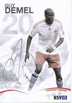 Guy Demel  Hamburger SV  Fußball  Autogrammkarte original signiert 
