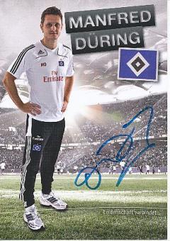 Manfred Düring  Hamburger SV  Fußball  Autogrammkarte original signiert 