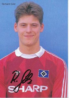 Richard Golz   Hamburger SV  Fußball  Autogrammkarte original signiert 