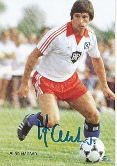 Allan Hansen  Hamburger SV  Fußball  Autogrammkarte original signiert 