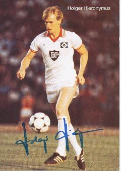 Holger Hieronymus  Hamburger SV  Fußball  Autogrammkarte original signiert 