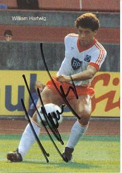 William Hartwig  Hamburger SV  Fußball  Autogrammkarte original signiert 