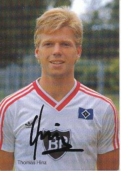 Thomas Hinz   Hamburger SV  Fußball  Autogrammkarte original signiert 