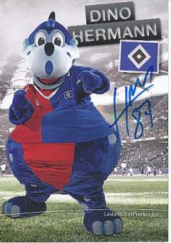 Dino Hermann  Hamburger SV  Fußball  Autogrammkarte original signiert 