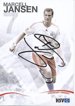 Marcell Jansen  Hamburger SV  Fußball  Autogrammkarte original signiert 