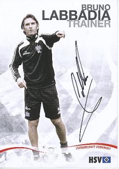 Bruno Labbadia    Hamburger SV  Fußball Autogrammkarte original signiert 