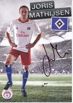 Joris Mathijsen    Hamburger SV  Fußball Autogrammkarte original signiert 