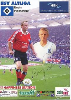Erwin Piechowiak   Hamburger SV  Fußball Autogrammkarte original signiert 
