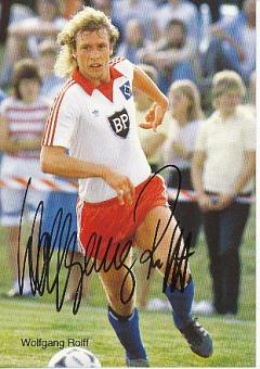 Wolfgang Rolff   Hamburger SV  Fußball Autogrammkarte original signiert 