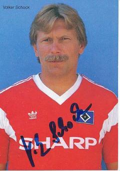 Volker Schock   Hamburger SV  Fußball Autogrammkarte original signiert 