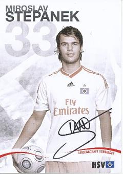 Miroslav Stepanek   Hamburger SV  Fußball Autogrammkarte original signiert 