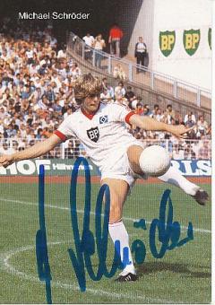 Michael Schröder   Hamburger SV  Fußball Autogrammkarte original signiert 