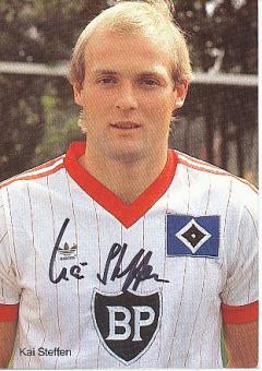Kai Steffen   Hamburger SV  Fußball Autogrammkarte original signiert 
