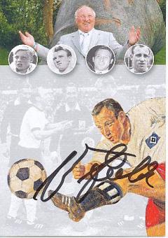 Uwe Seeler † 2022   Hamburger SV  Fußball Autogrammkarte original signiert 