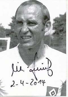 Willi Schulz   Hamburger SV  Fußball Autogrammkarte original signiert 